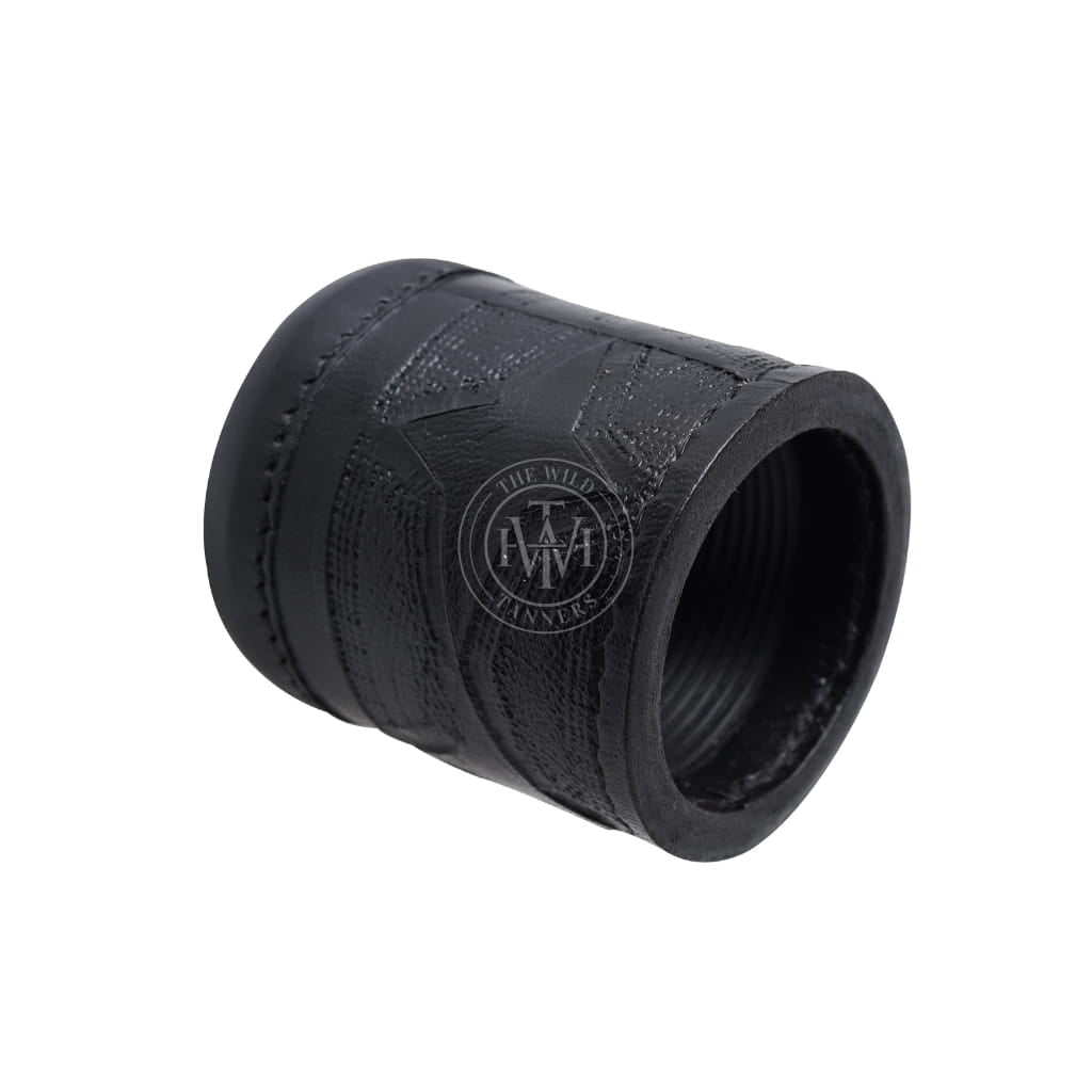 Genuine Jumbo Leather Dice Cup, view 4