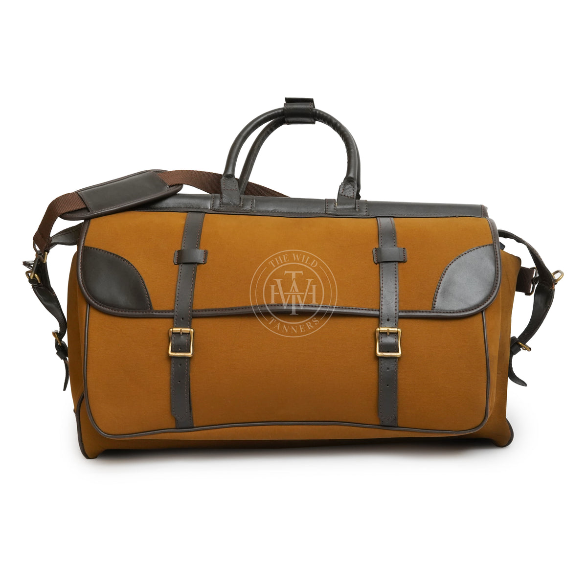 Canvas Leather Weekend Bag, view 5