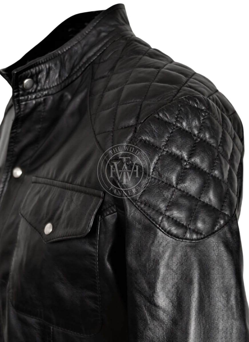 Genuine Leather Mens Jumpsuit, view 5