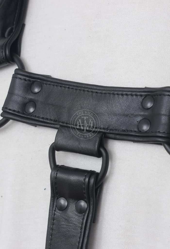 leather jockstrap harness, adjustable harness jock, sleek fetish jockstrap, gay leather jockstrap, BDSM harness