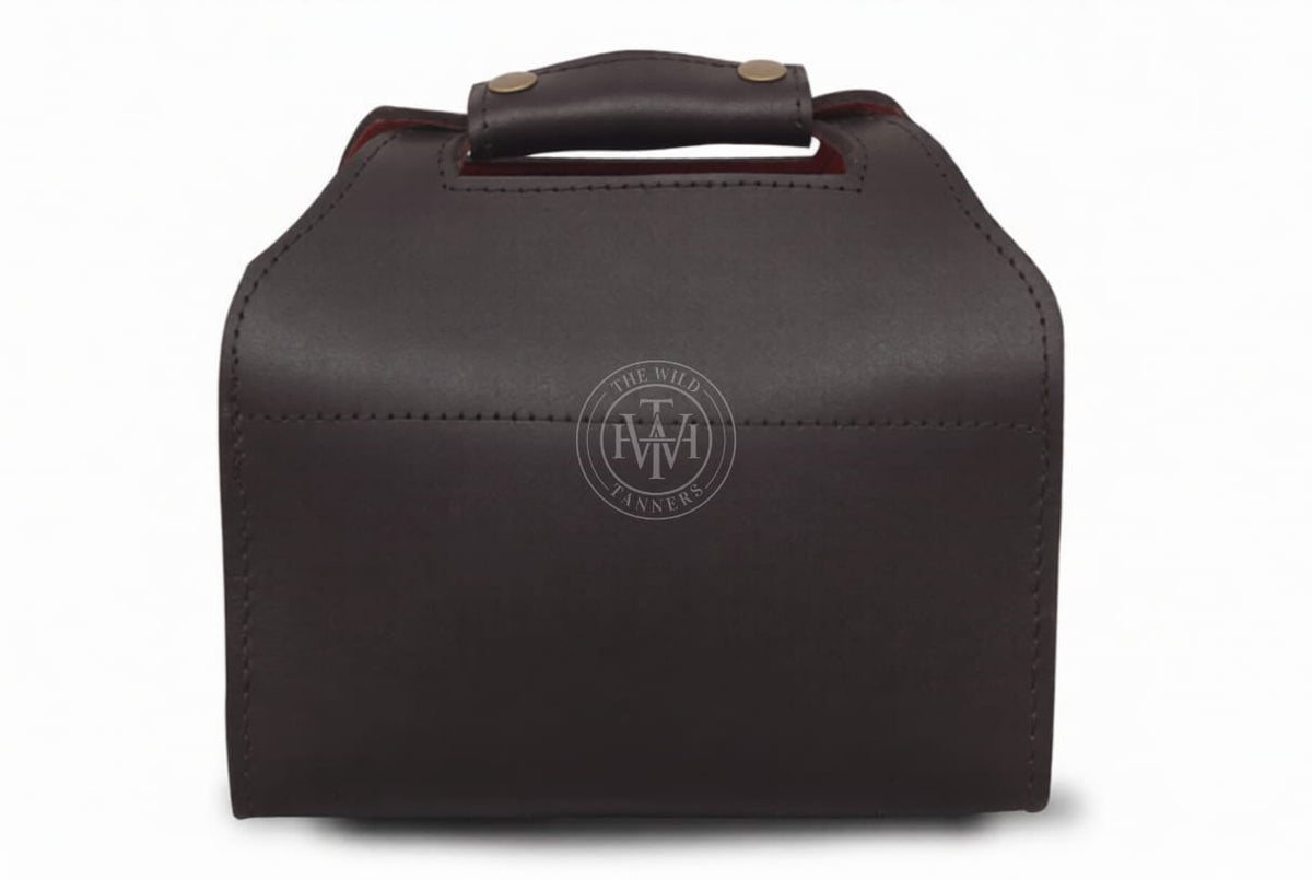 Vintage Leather Cartridge Bag, view 5