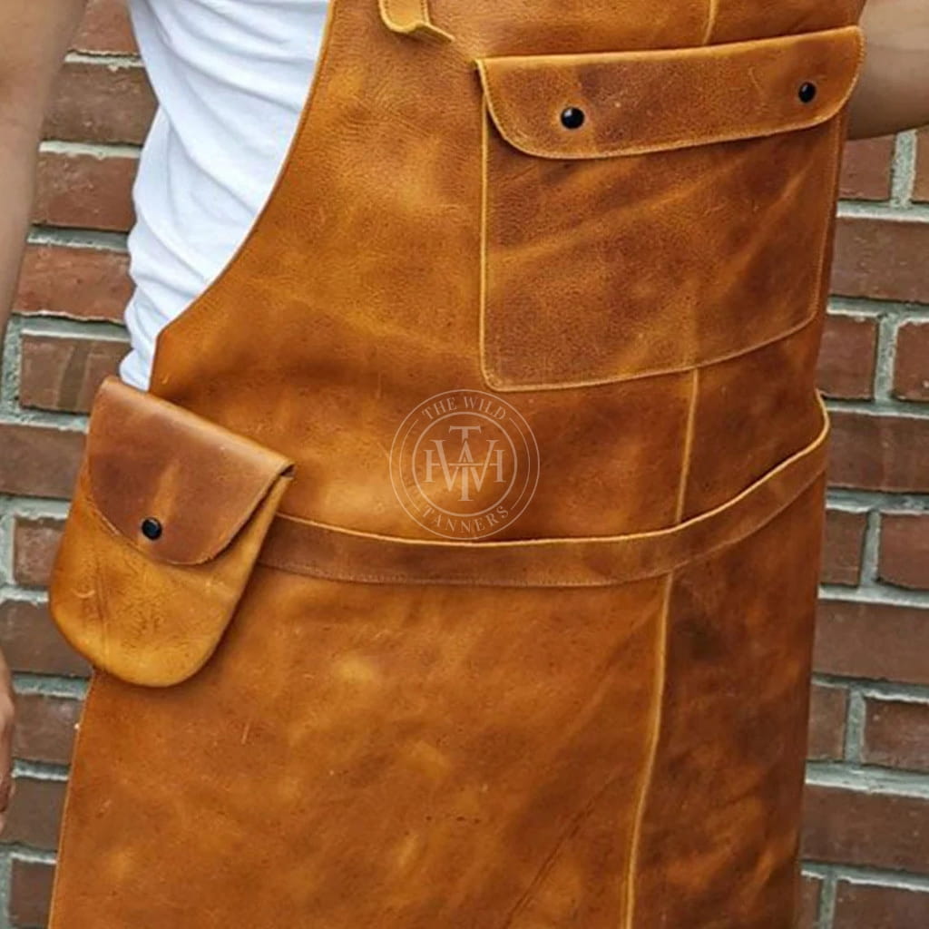 Genuine Mens Leather Aprons, view 5