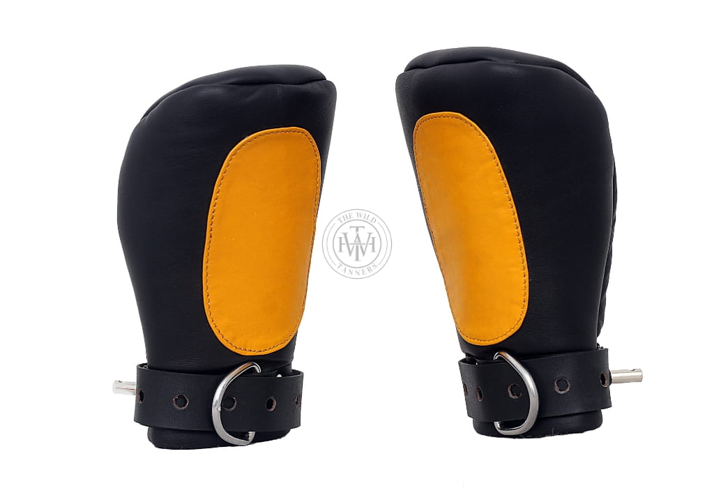 Leather Bondage Mittens for Ultimate Restraint, view 4