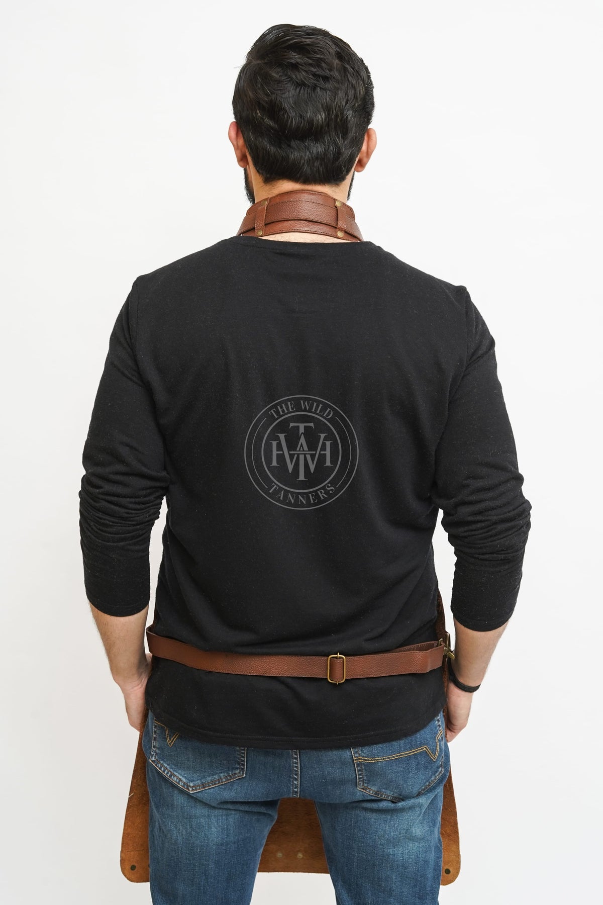 Genuine Leather Apron - Leather Work Apron, view 4