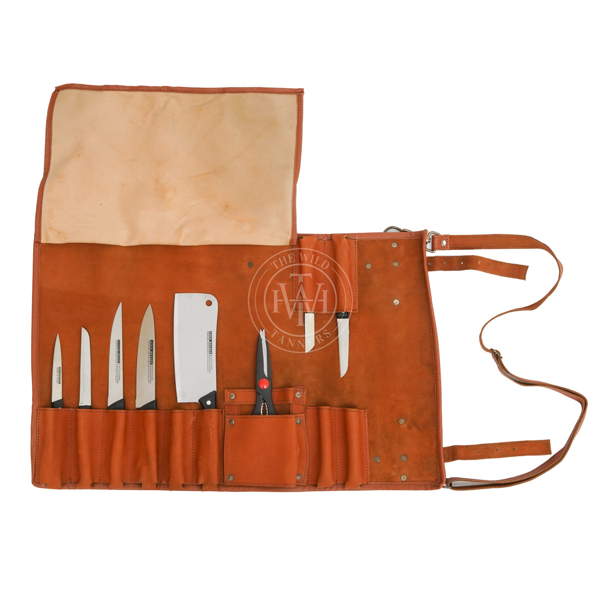Genuine Knife Roll Bag Leather, view 5