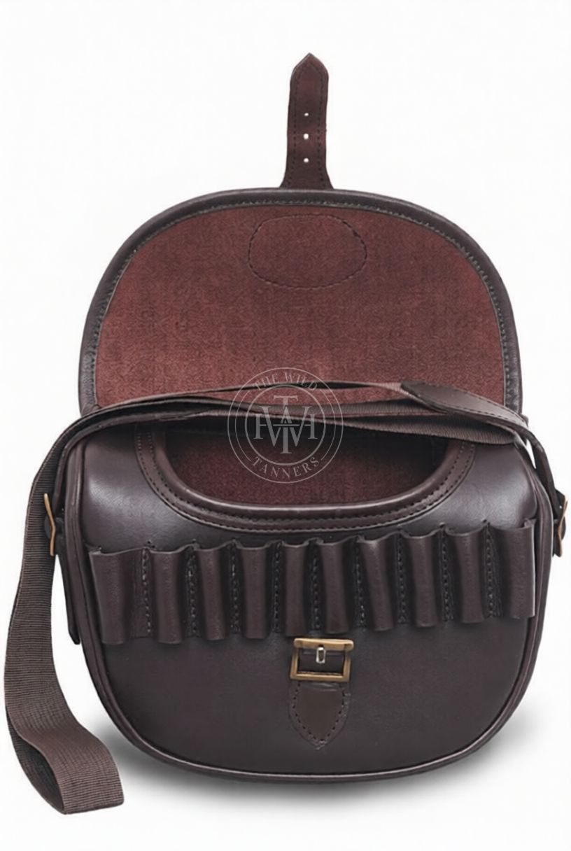 Customized Leather Cartridge Bag For Shooters, view 5
