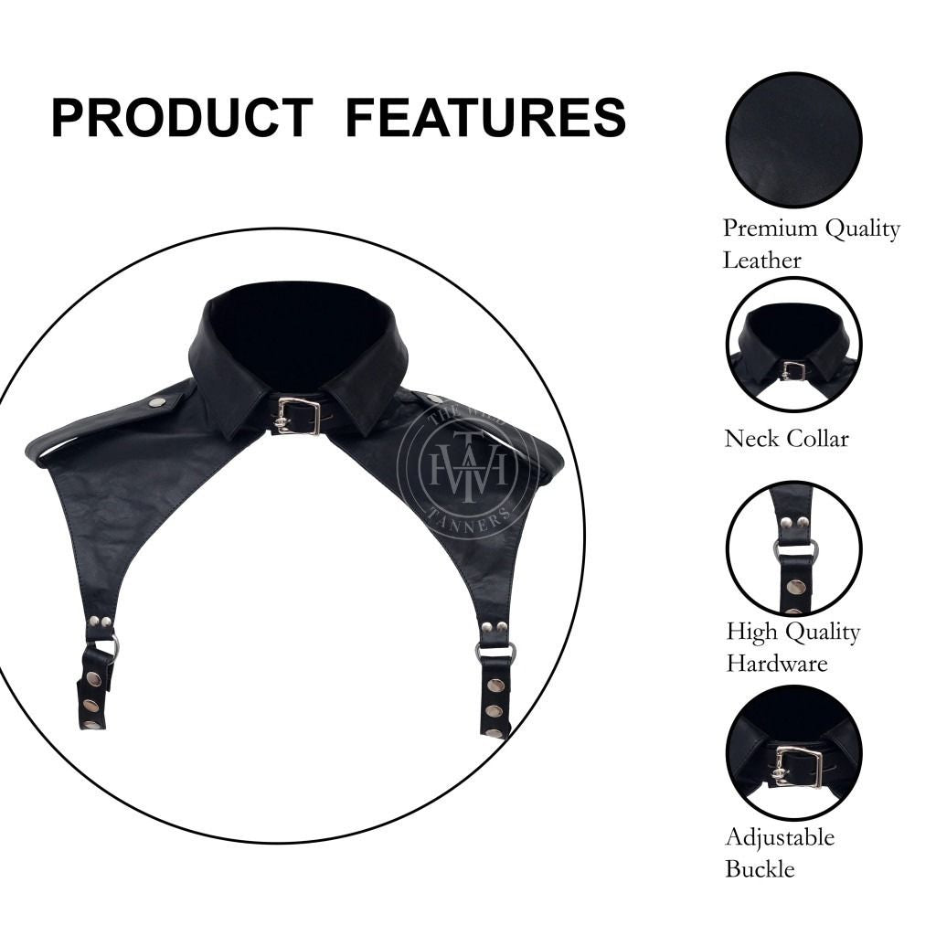 Shirt Style Leather Shoulder Harness, view 5