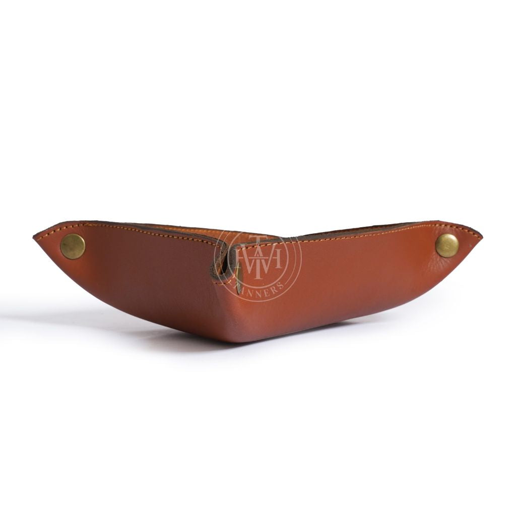 Premium Leather Valet Tray for Daily Essentials, view 4
