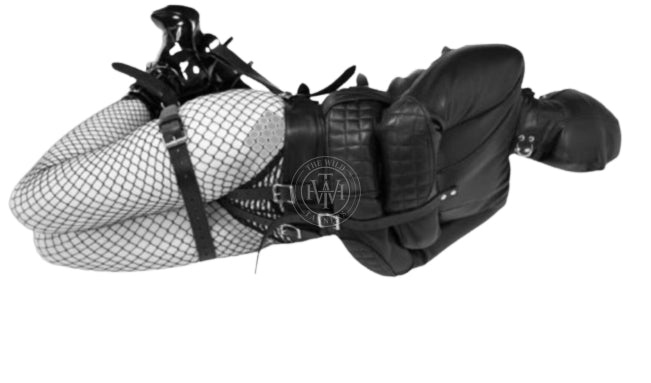 Leather Straitjacket with Multiple Restraint Belts, view 3