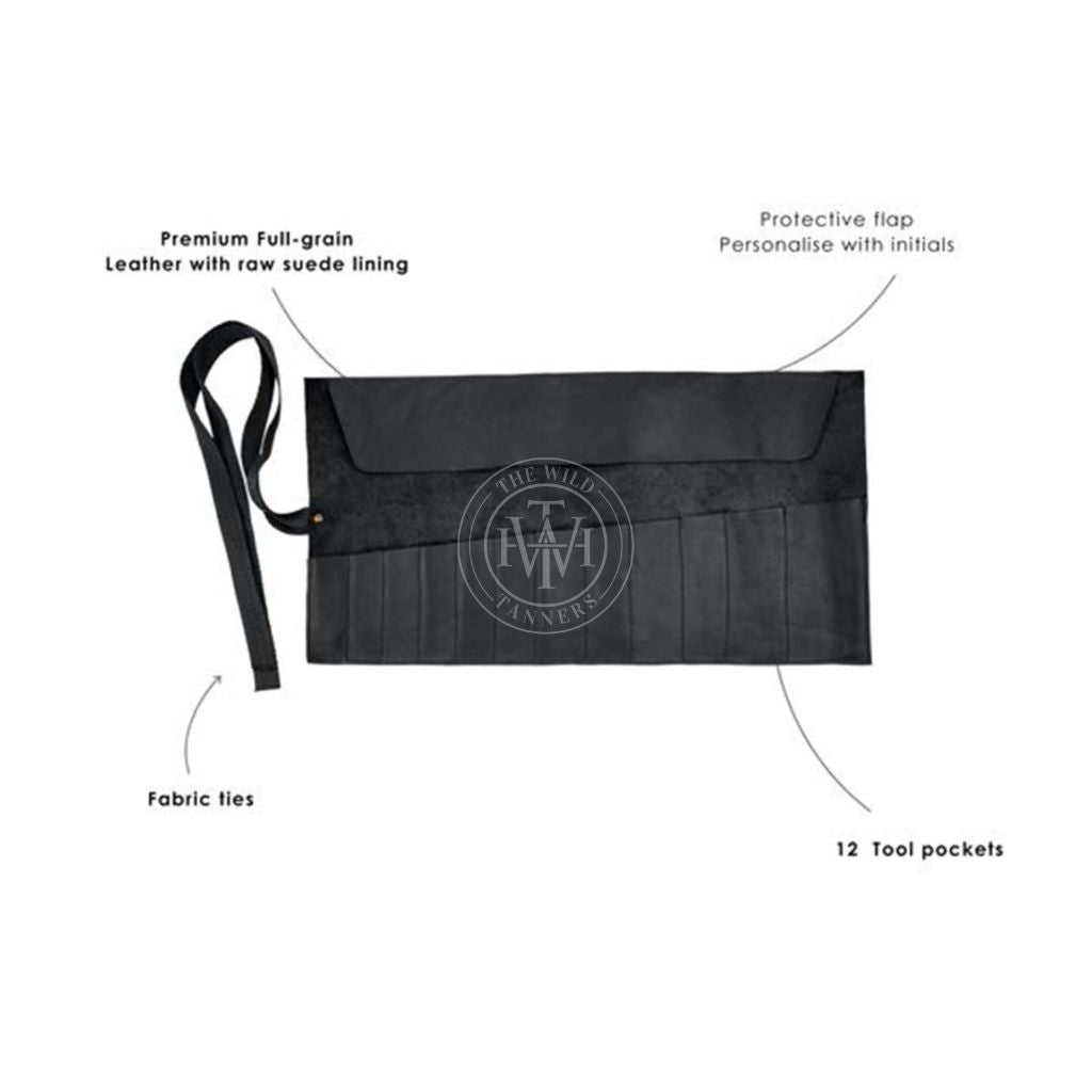 Black Classic Tool Wrap, view 4