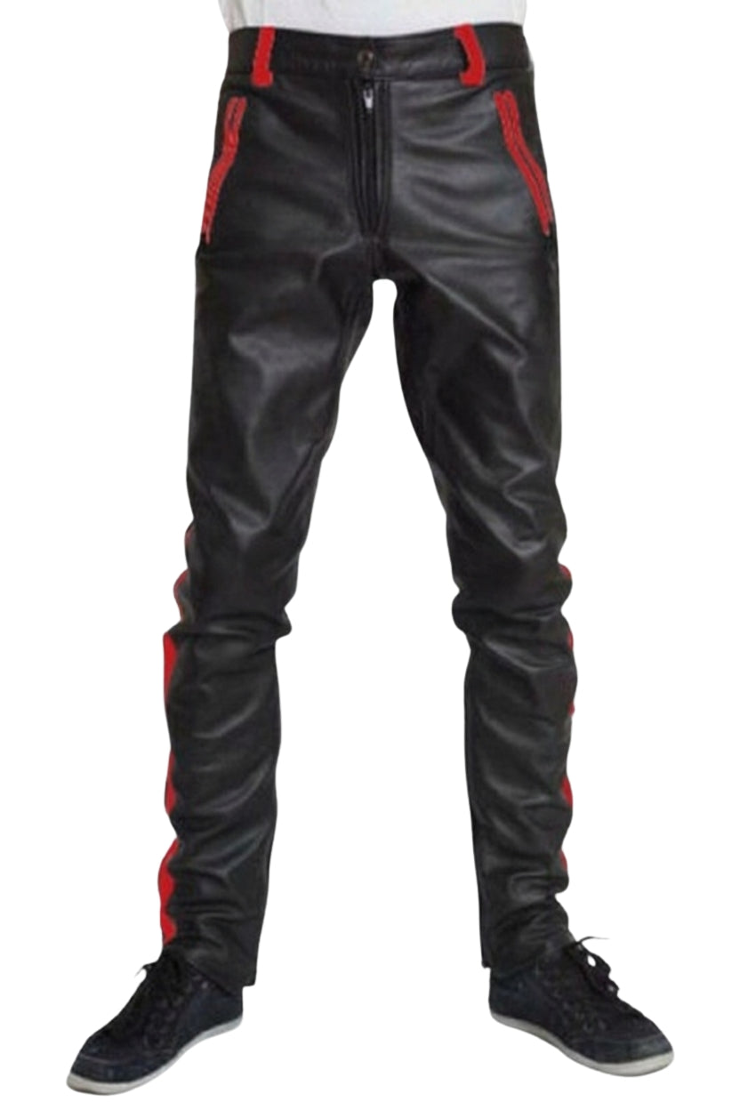 Men's Fashion Leather Pants