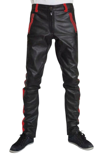 Men's Fashion Leather Pants