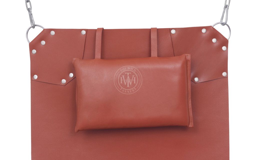 Brown Heavy-Duty Leather Sex Sling, view 5