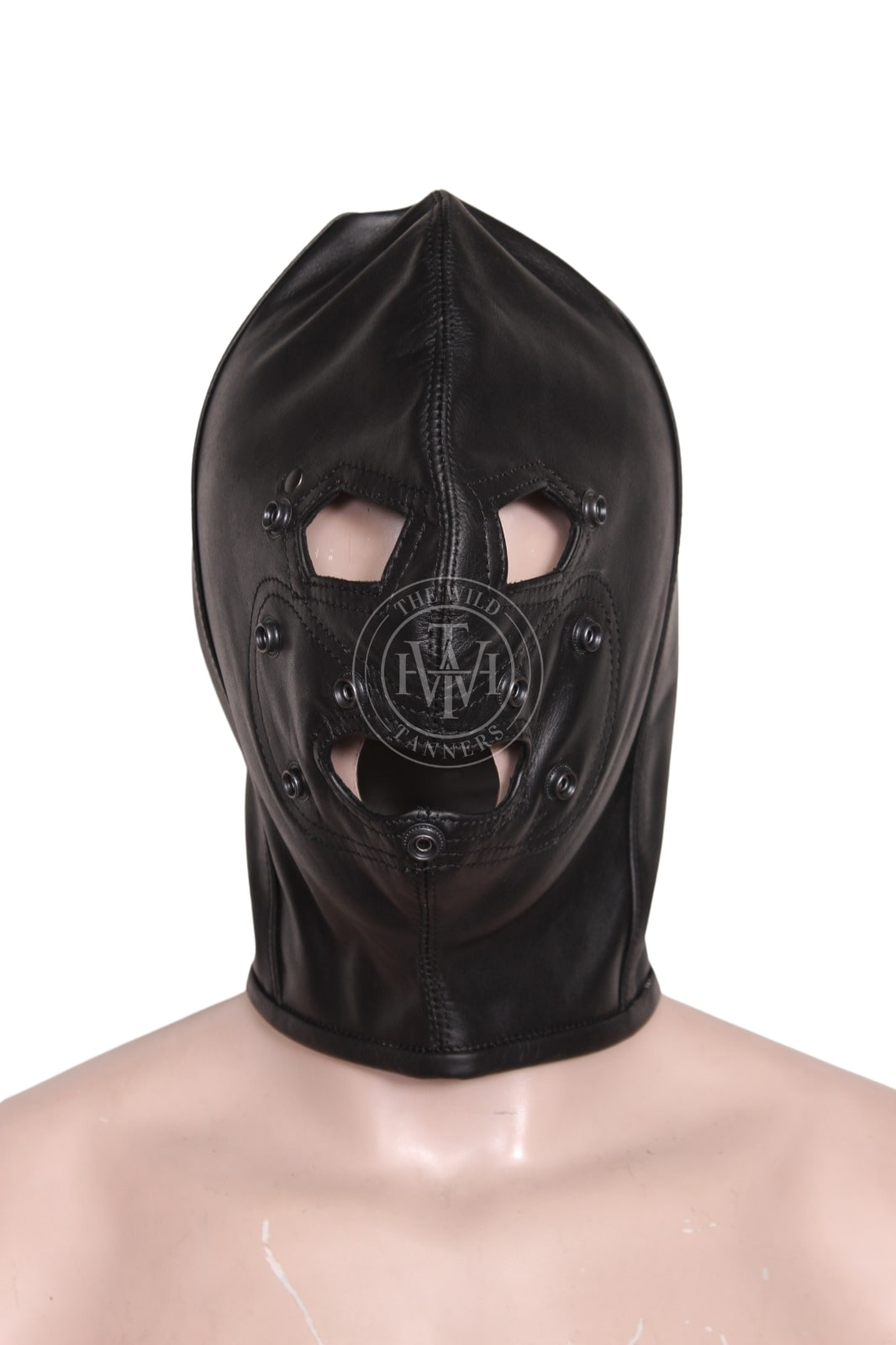 Genuine Leather Bondage Hood, view 5