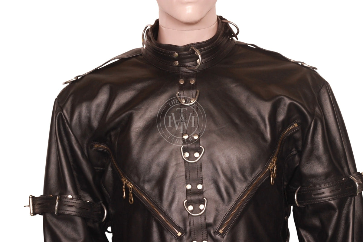 Leather Straitjacket Bondage, view 5