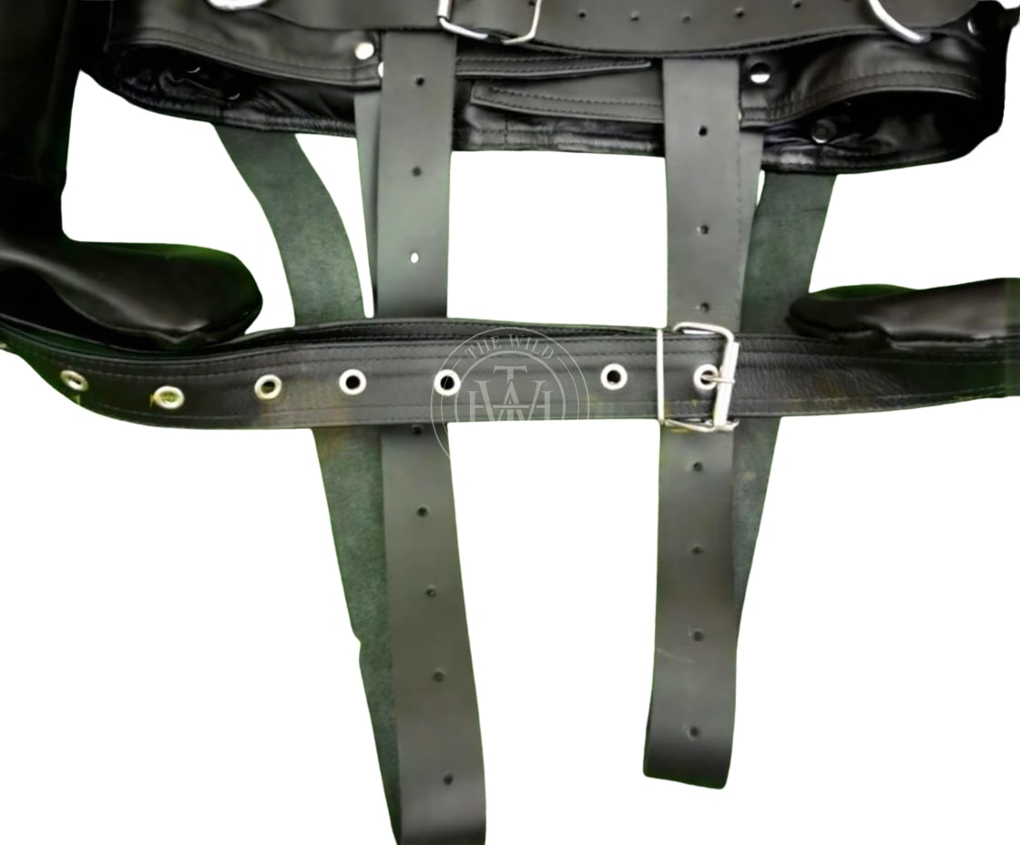 Leather BDSM straitjacket, view 5