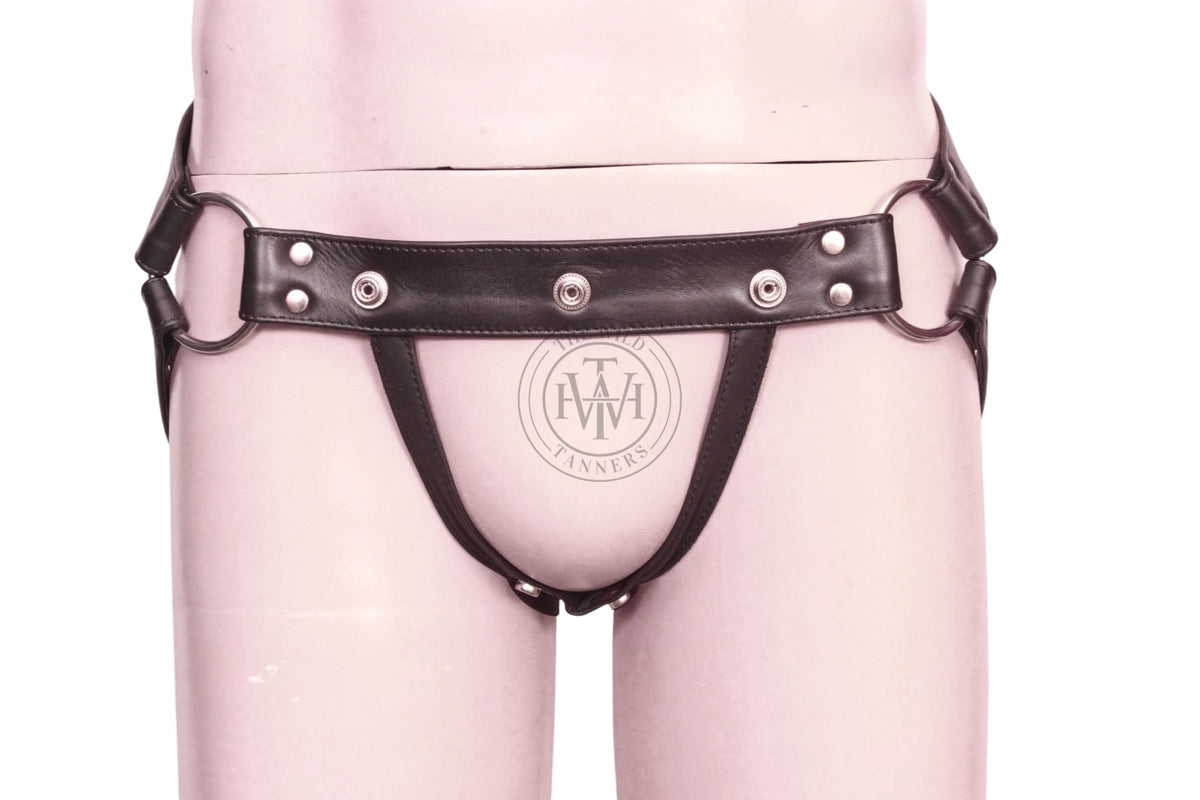 Leather Jockstrap For Men, view 5
