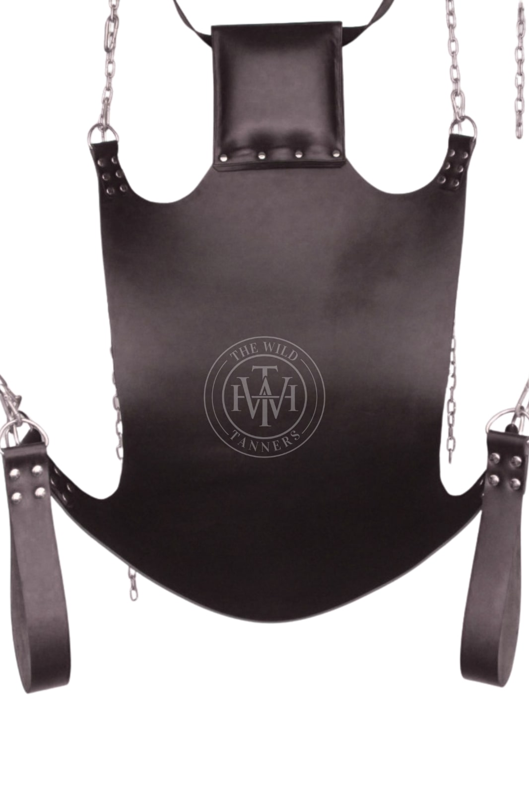 Leather Sex Sling with Leg Loops, view 5