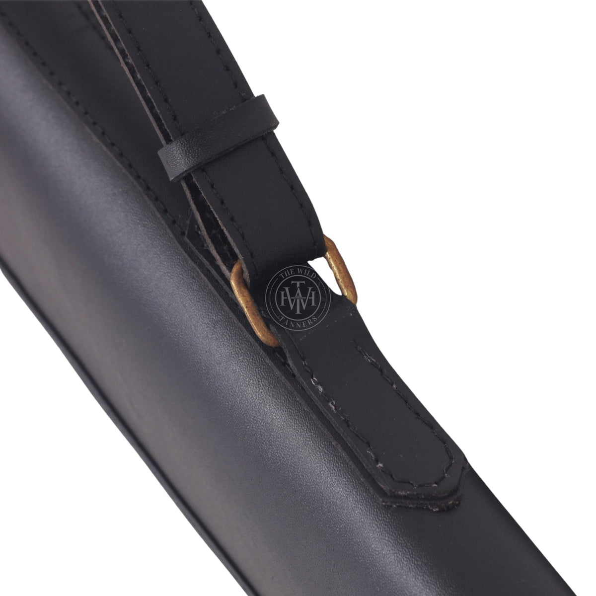 Black Leather Rifle Case For Firearm Protection, view 5