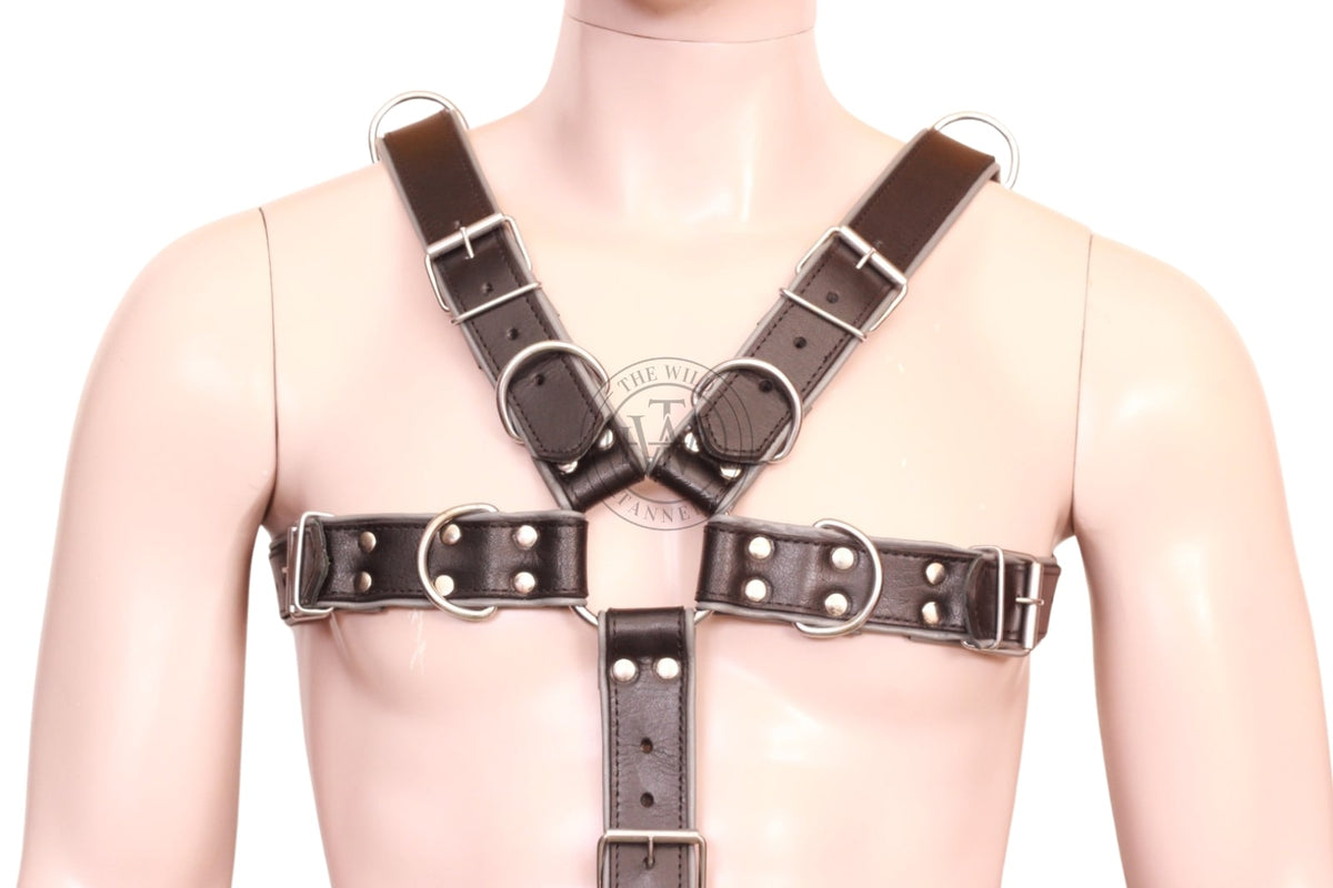 Genuine Gay Leather Full Body Harness, view 5