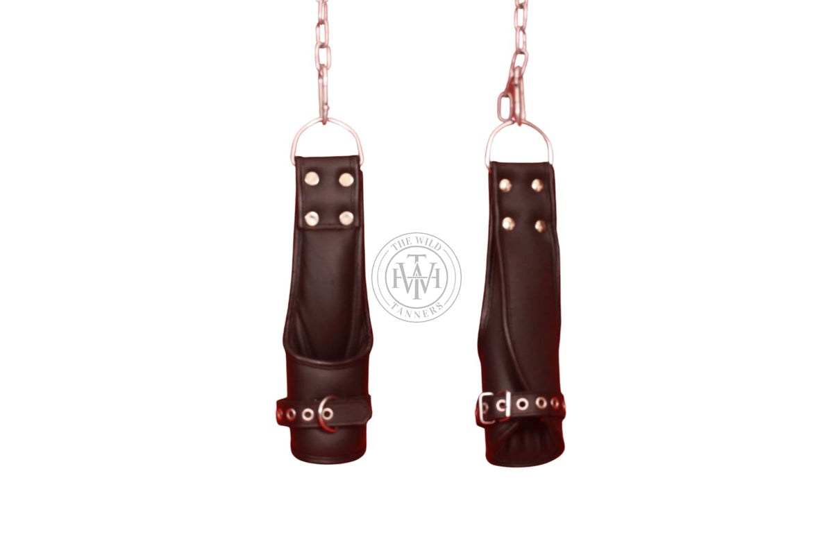 Genuine Leather Suspension Wrist Cuffs, view 5
