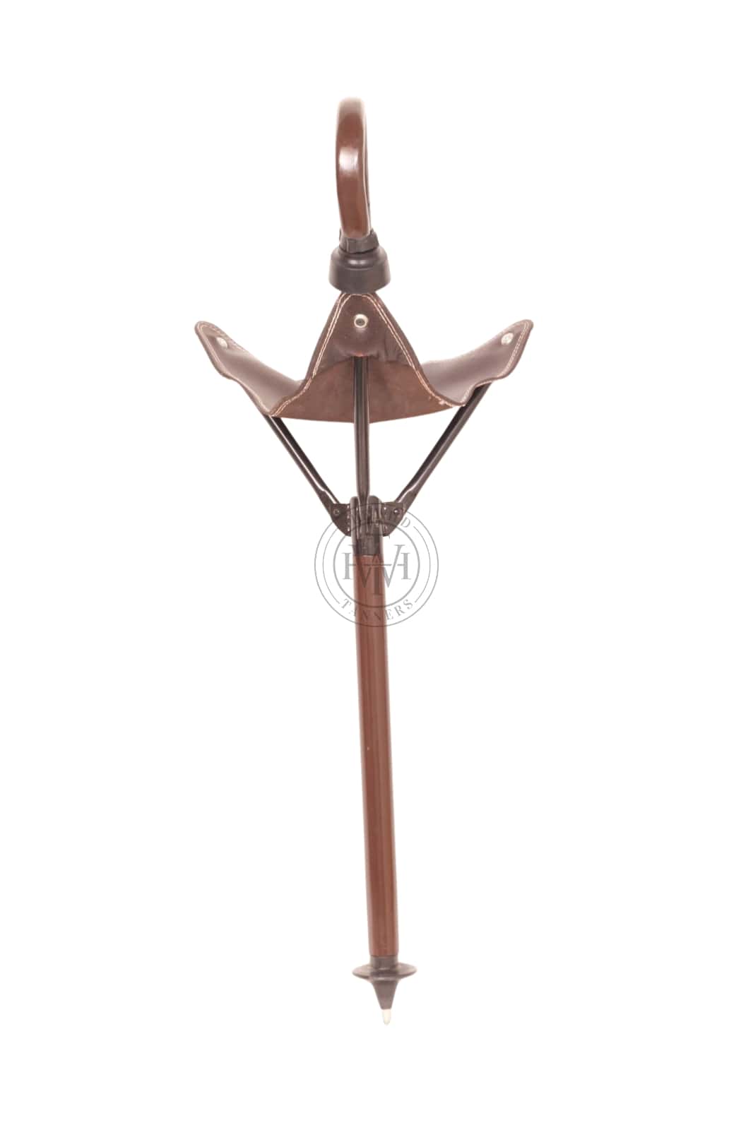 leather camping stool, foldable shooting stick, Camping Stool