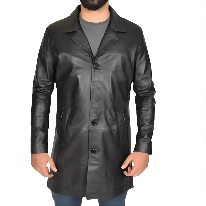 leather coat, leather blazer, leather long coat, leather trench coat, leather long coat, leather overcoat, genuine leather coat, cowhide leather coat