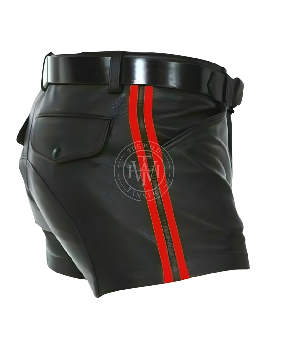Men's Leather Shorts, view 8