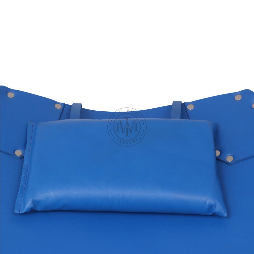 Blue Heavy-Duty Leather Sex Sling, view 6