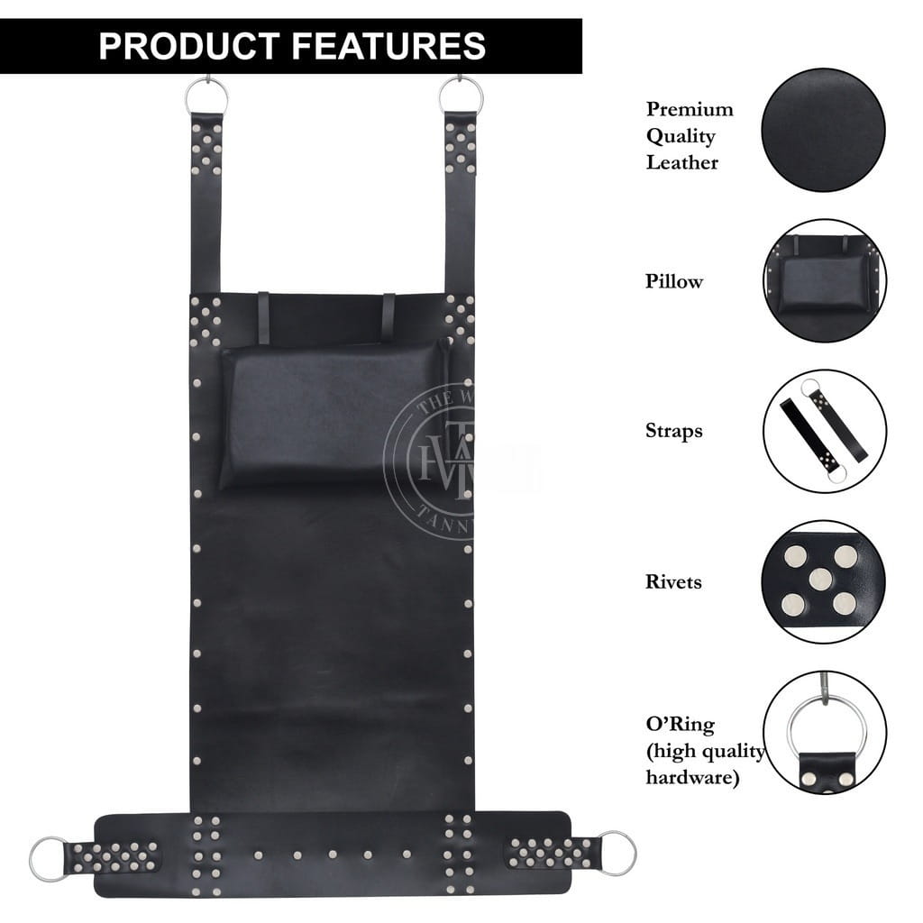 Leather Adult BDSM Swing, view 6