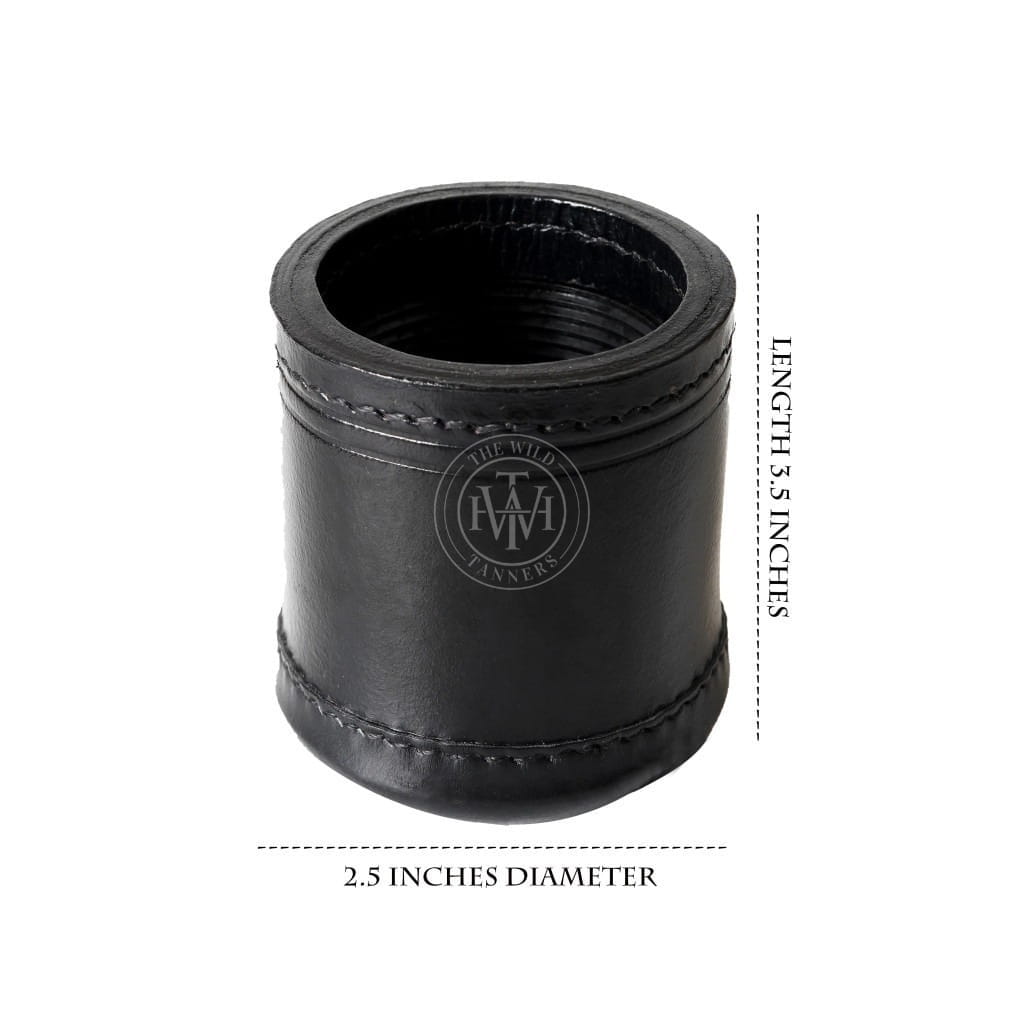 Classic Dice Cup Leather with Ribbed Interior, view 5