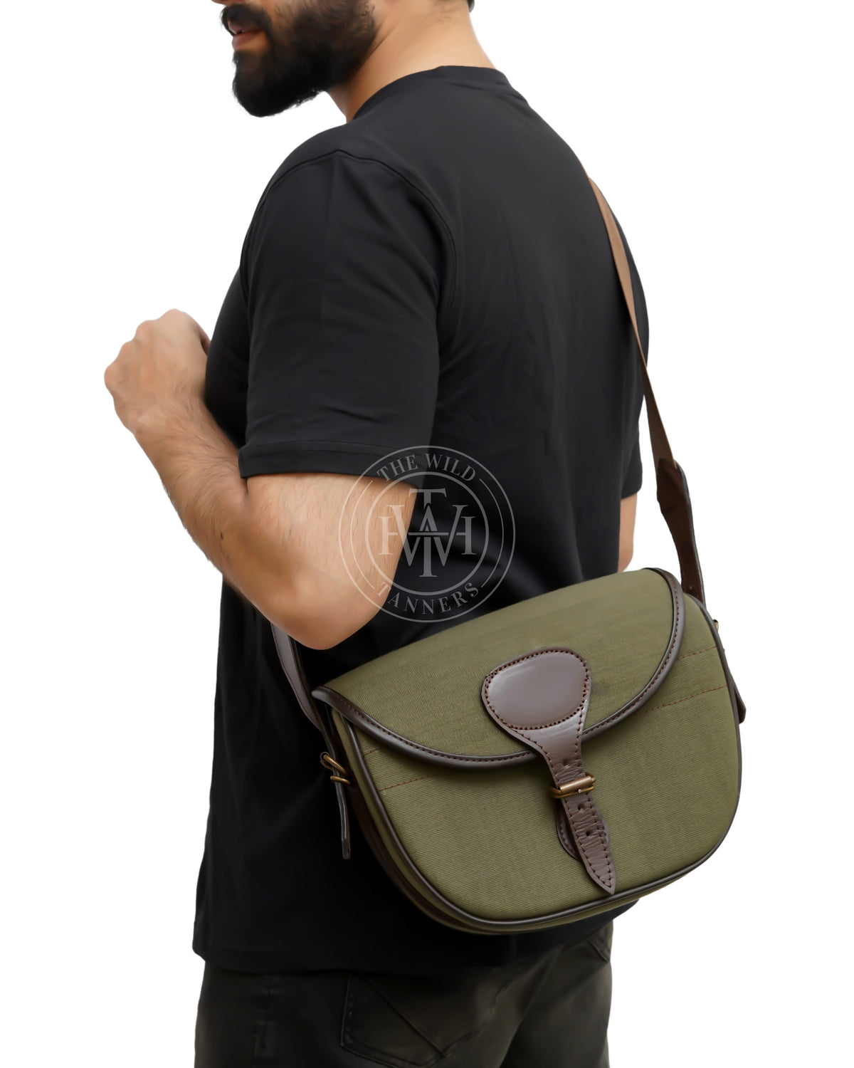 Canvas Shotgun Cartridge Bag, view 3