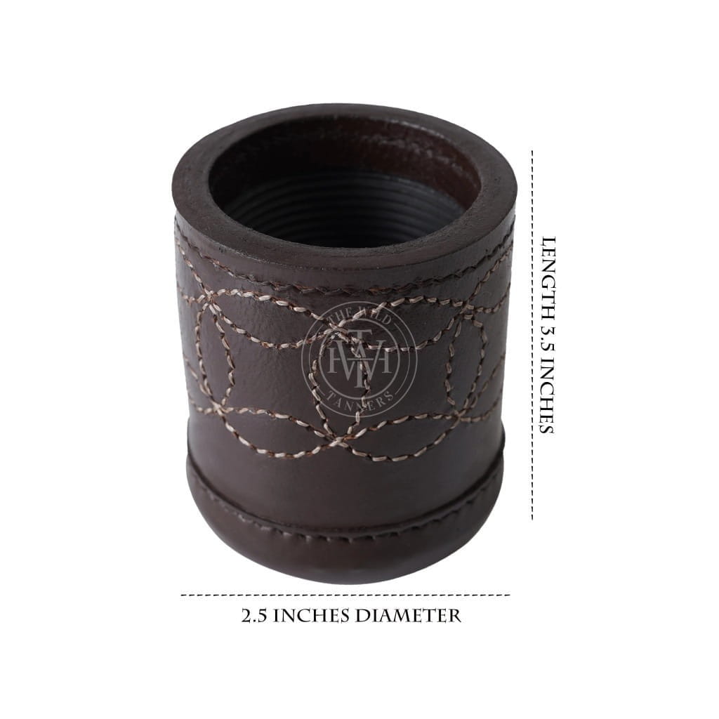 Premium Dice Cup Leather - Brown, view 5