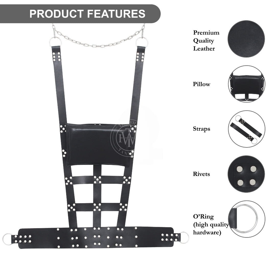 Genuine Leather Bondage Swing, view 6