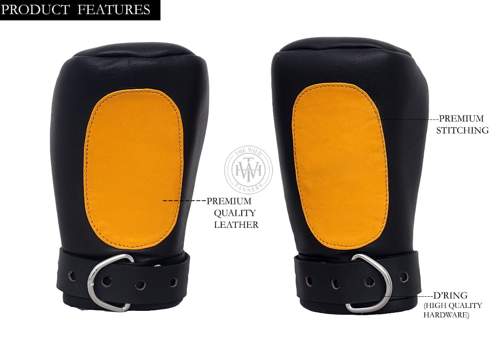 Leather Bondage Mittens for Ultimate Restraint, view 5