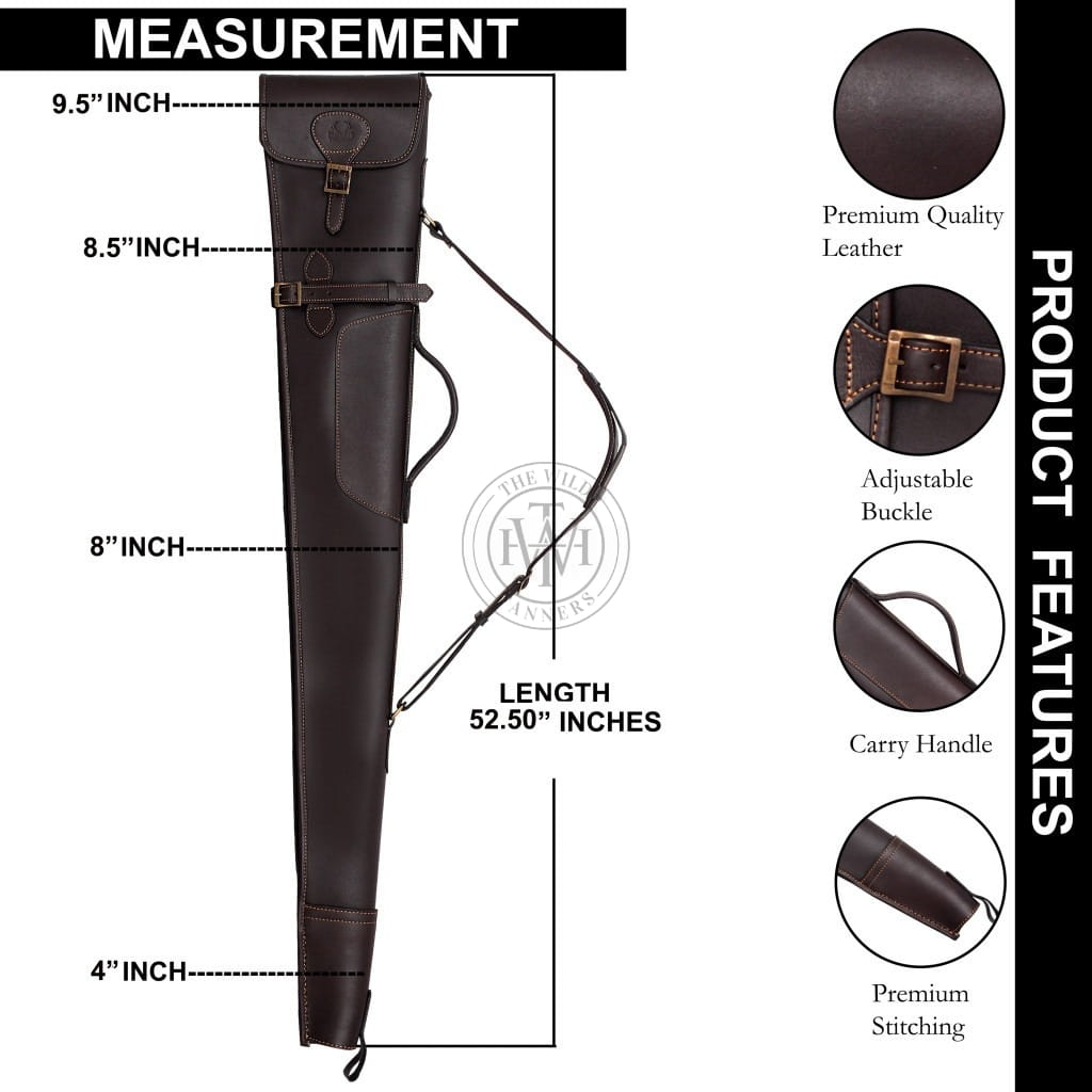 Genuine Leather Gun Cases For Shotguns, view 6