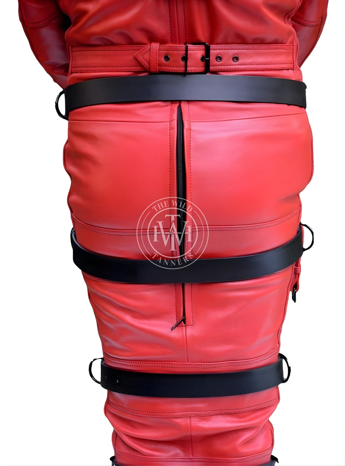Bondage Leather Sleepsack with Heavy Duty Belts, view 5