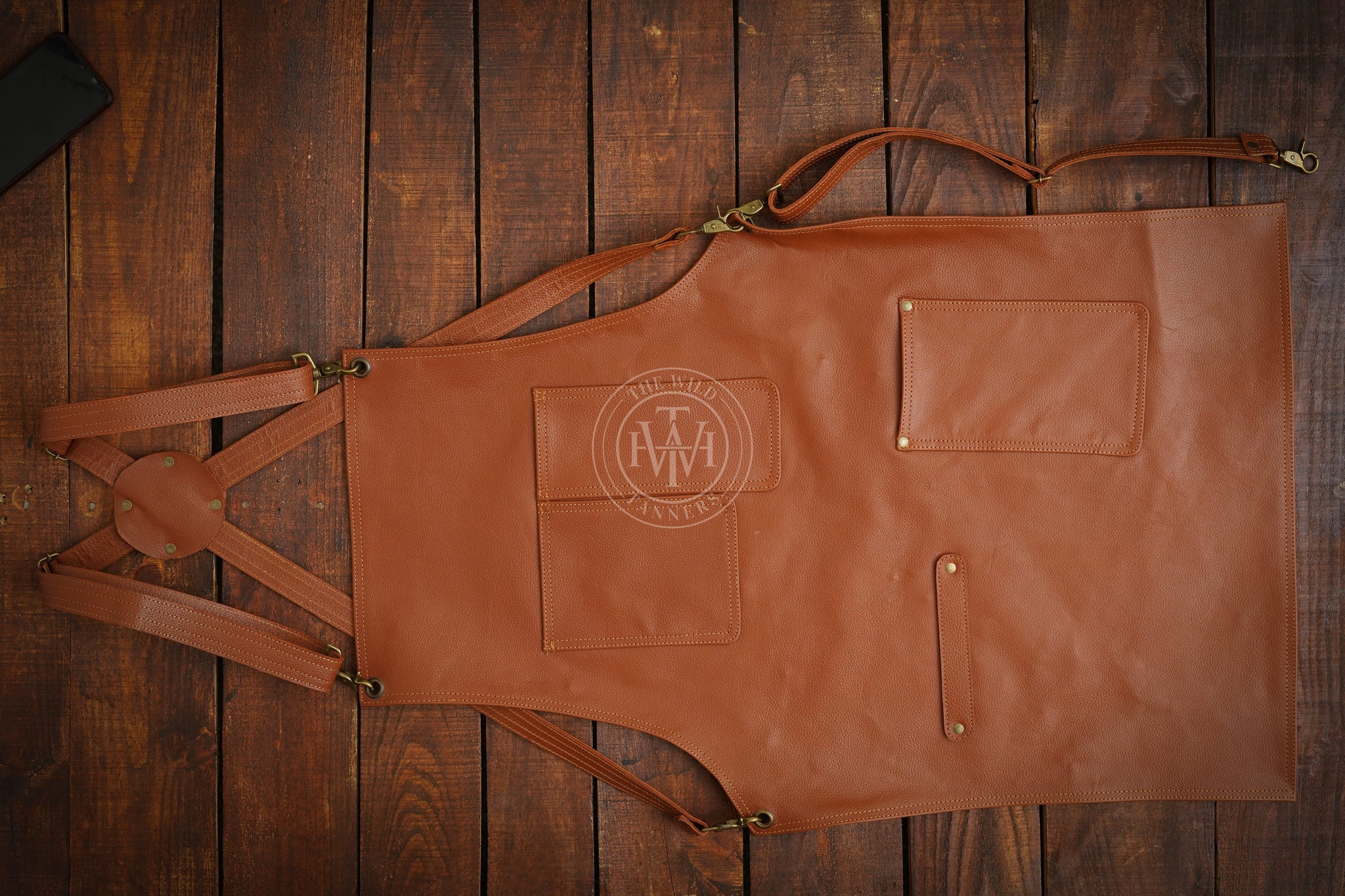 100% Genuine Leather Bartender Apron for Multi Purposes
