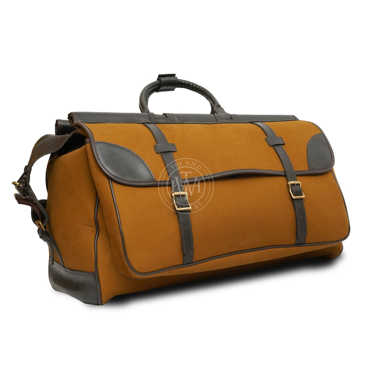 Canvas Leather Weekend Bag, view 6