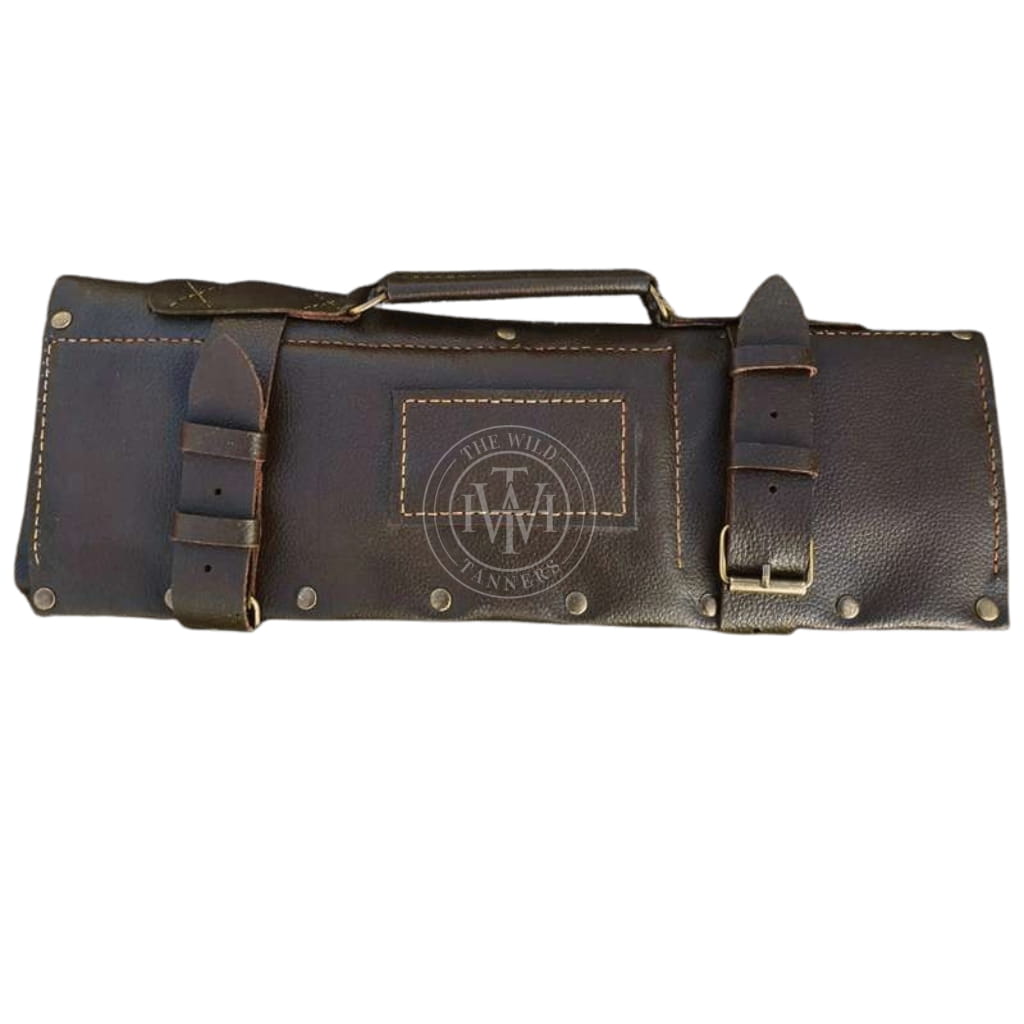 Genuine Knife Leather Roll Bag, view 5