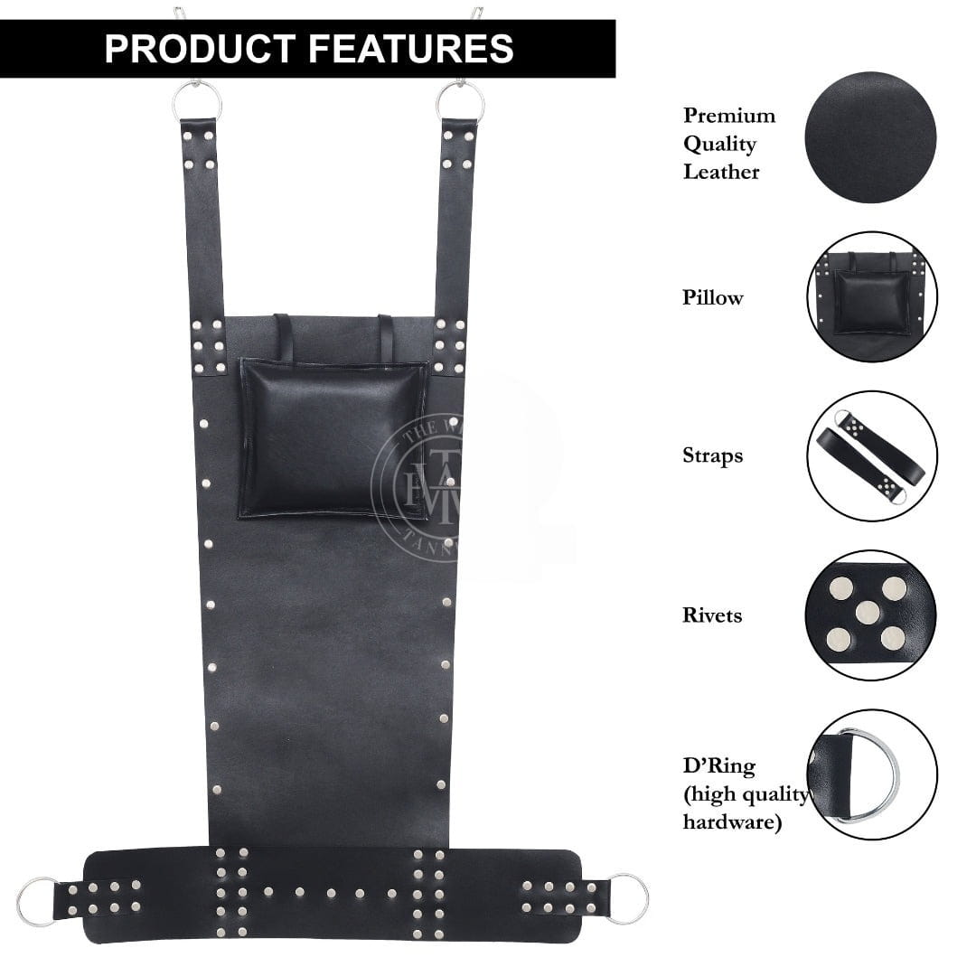 Premium Leather Sex Sling, view 6