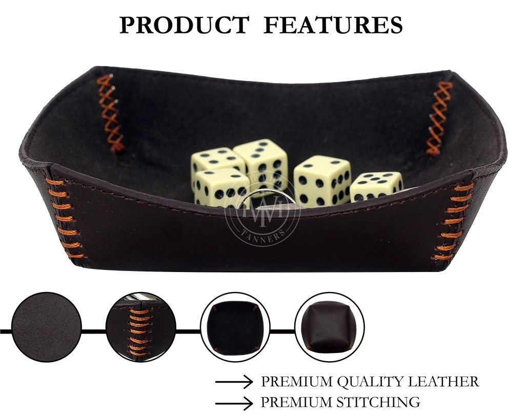Genuine Leather Valet Tray for Everyday Essentials, view 6