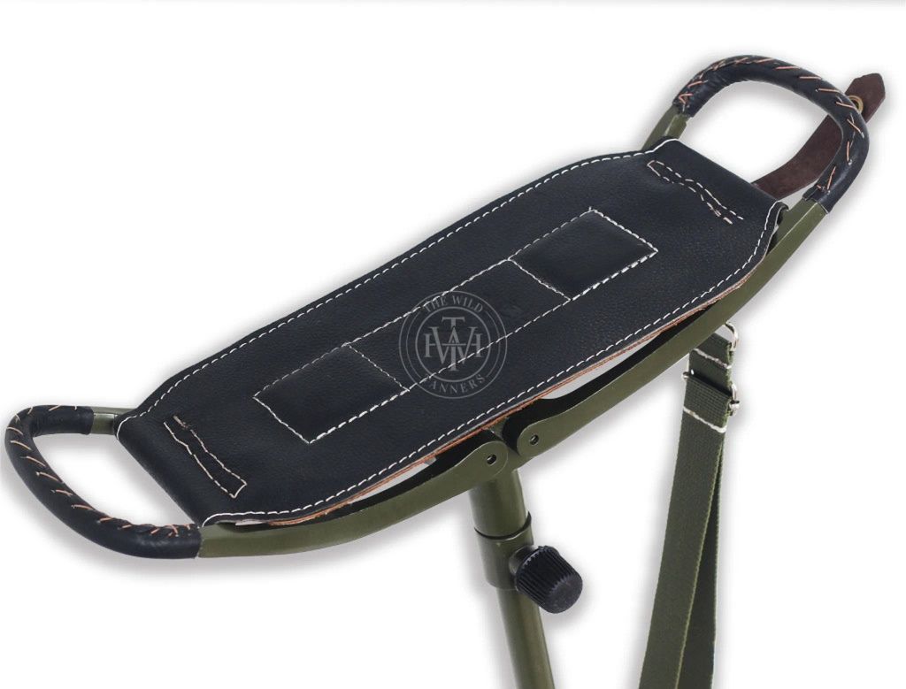 Premium Versatile Leather Folding Stool