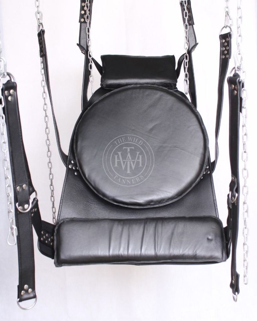 VIP leather bondage swing, view 5