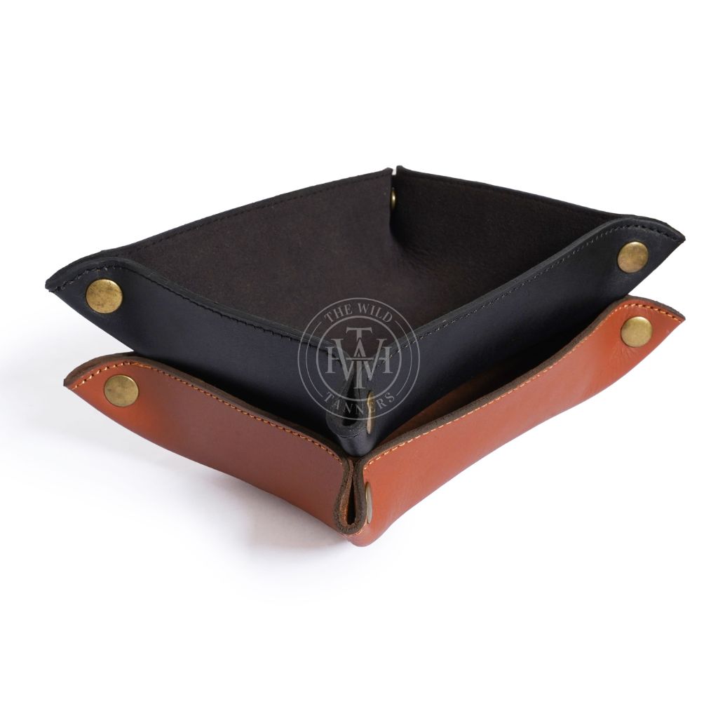 Premium Leather Valet Tray for Daily Essentials, view 5