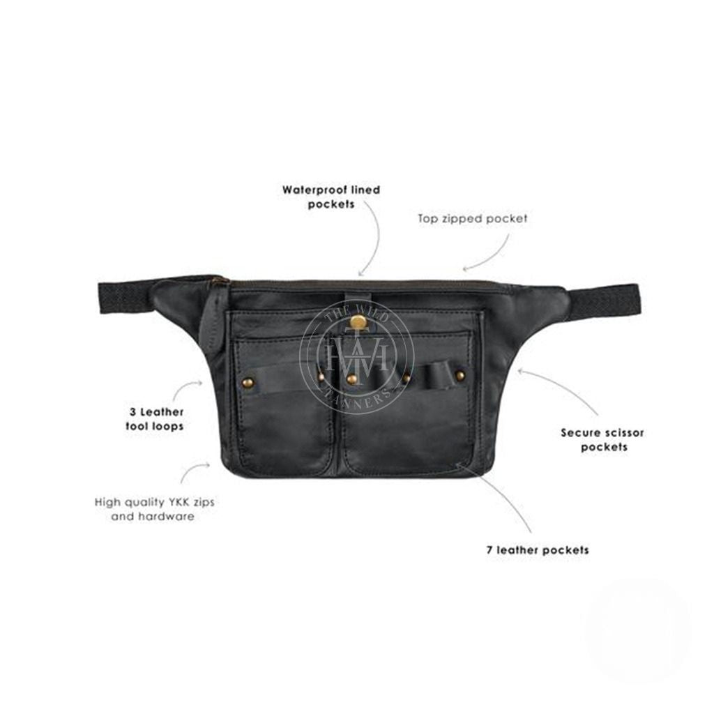 Classic Black Barber Belt, view 5