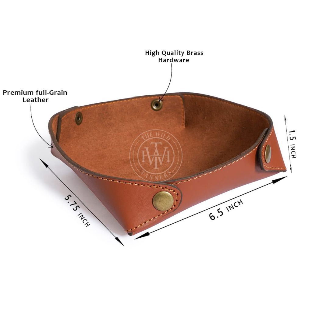 Leather Valet Tray, view 5