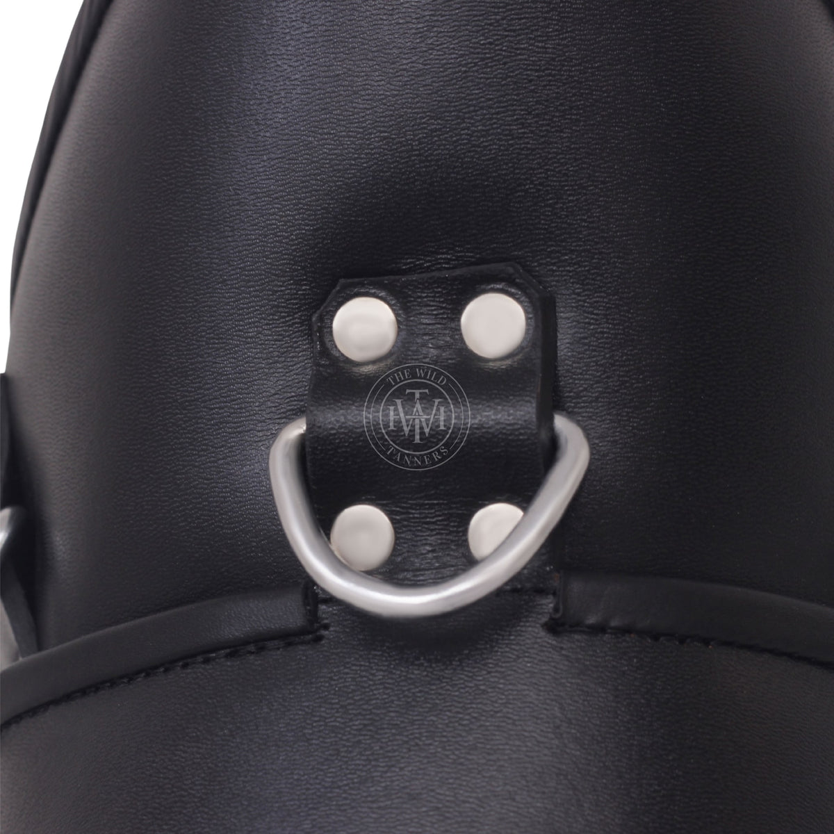 Genuine Leather Mens Bondage Collar, view 7