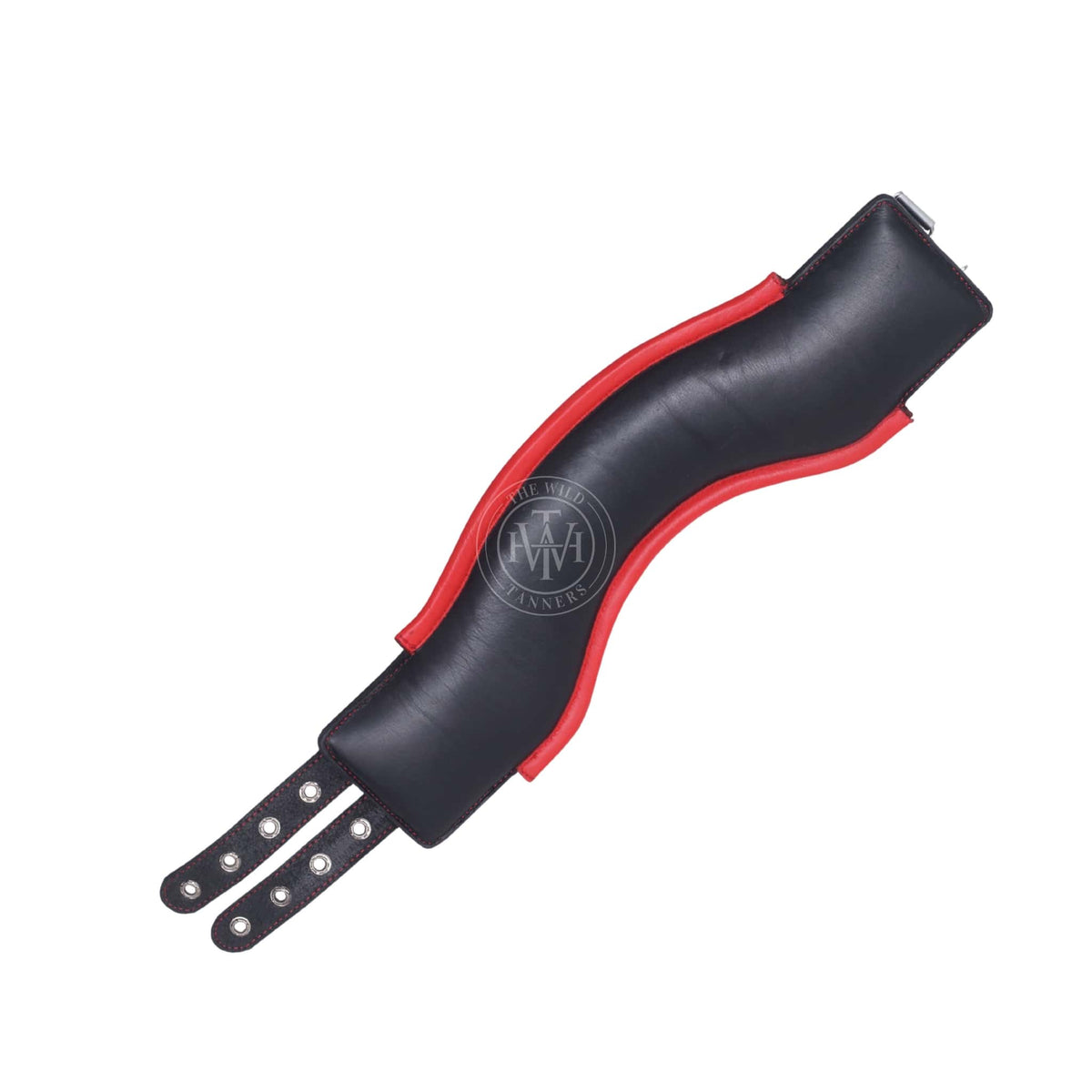 Premium Leather Bondage Posture Collar with 3-D Rings, view 6
