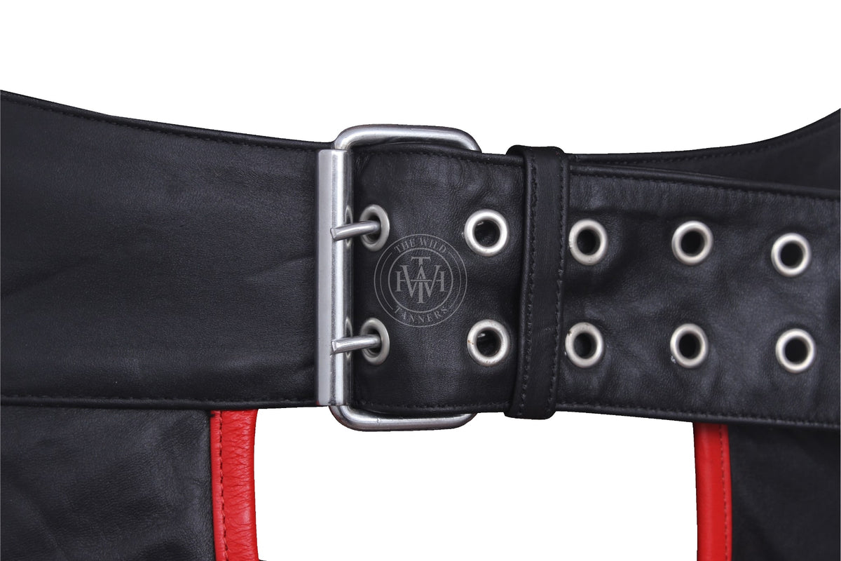 Real Leather Assless Chaps for Bikers, view 6